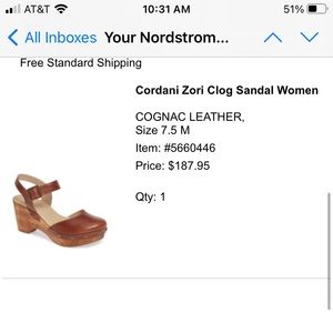 Solid wood leather clogs